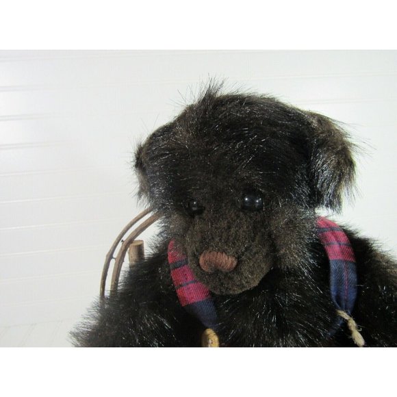 New Ganz Webb Jointed Bear Rustic Handmade Willow Rocking Chair Christy … - Picture 8 of 12